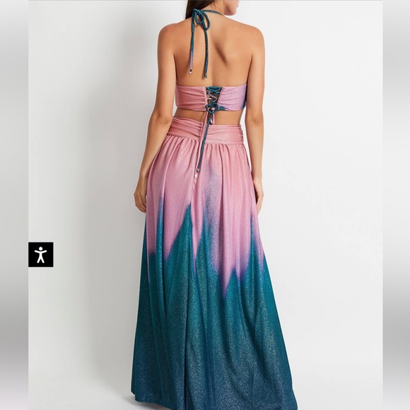 NWOT PATBO LUREX GOWN 😍 - Picture 3 of 7